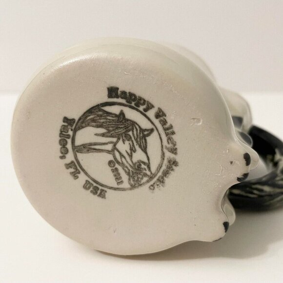 2011 Happy Appy Valley Studio Horses Behind Rear Tail Handle Mug - Picture 13 of 16
